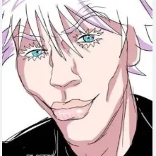 Mô hình 3D Gojo Satoru phong cách Sigma Meme cực hài hước