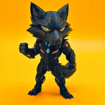 Forge Fox – Mascot của Vexil 3D Labs (STL in 3D)