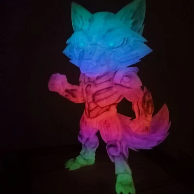 Forge Fox – Mascot của Vexil 3D Labs (STL in 3D)