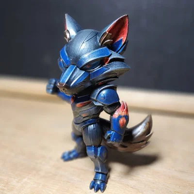 Forge Fox – Mascot của Vexil 3D Labs (STL in 3D)