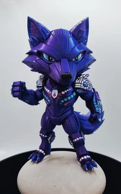 Forge Fox – Mascot của Vexil 3D Labs (STL in 3D) - Image 6