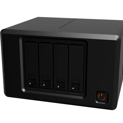 NAS RPI4 (4 x 3,5''HDD) - Bộ vỏ NAS hot swap cho Raspberry Pi 4