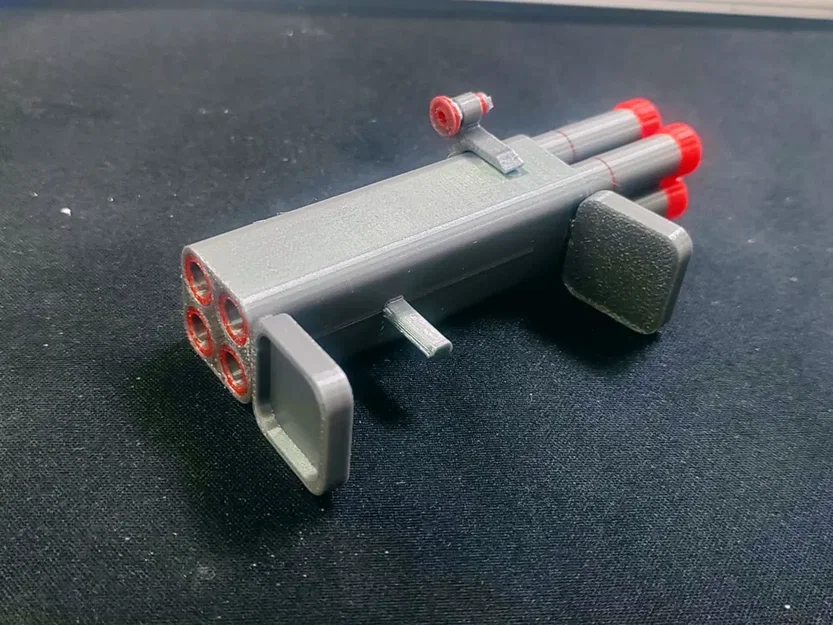 Mô hình bệ phóng tên lửa Rocketeer cho Dummy 13 (3D Printed) - Image 1