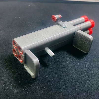 Mô hình bệ phóng tên lửa Rocketeer cho Dummy 13 (3D Printed)