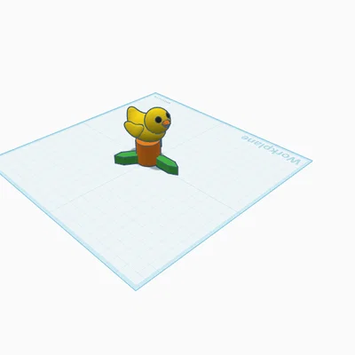 Mô hình chú vịt trên tên lửa độc đáo cho người yêu thích in 3D