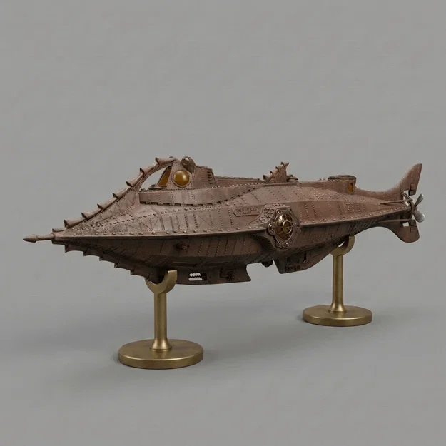 Mô hình in 3D tàu ngầm Nautilus 1954 đầy ấn tượng - Image 1