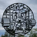 Heavy Deadlift Gym 2D Wall Art – Tranh Treo Tường 2D Chủ Đề Gym - Thumbnail 3