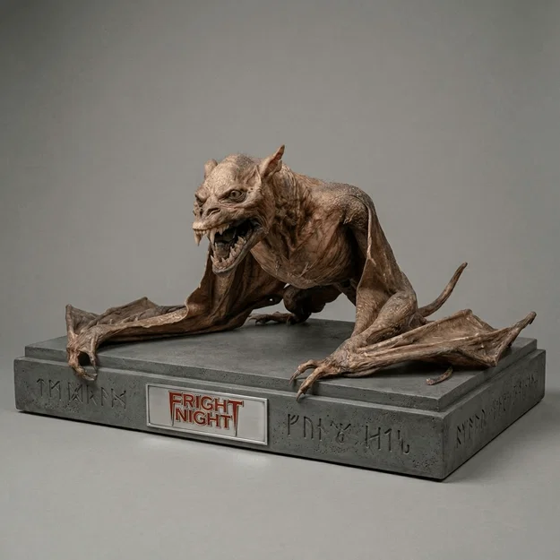 Mô hình 3D The Bat - Fright Night 1985 cho người sưu tầm - Image 1