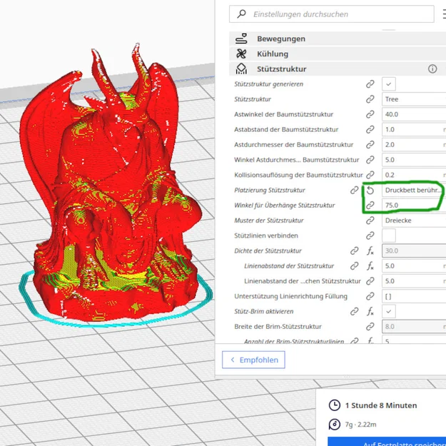 Mô hình Gargoyle ngồi 3D - Tối ưu cho in FDM không cần support - Image 3
