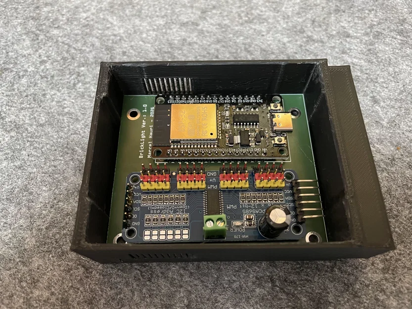 Vỏ BrickLight Case (in 3D) cho PCB BrickLight - Image 4