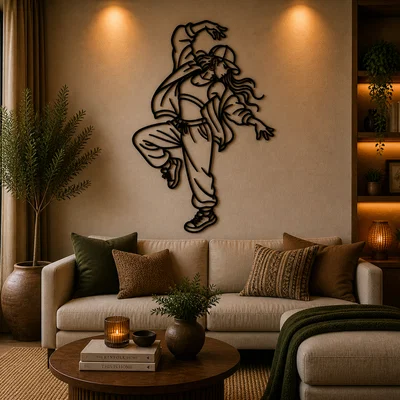 Tranh treo tường 2D Street Dance Girl (Street Dance Girl 2D Wall Art)