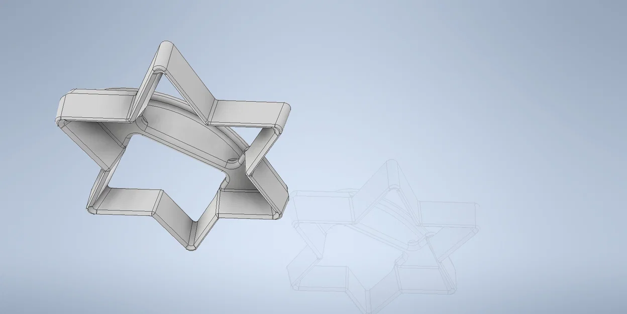 Khuôn cắt bánh hình ngôi sao David (Magen David Cookie Cutter) - Image 2