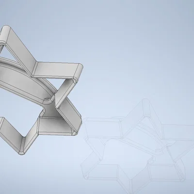 Khuôn cắt bánh hình ngôi sao David (Magen David Cookie Cutter)