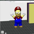 Mô hình Homer Mario - In nhiều màu, không cần support - Thumbnail 2