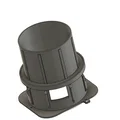 Bộ chuyển đổi ống xả 100mm cho Bambu Lab P1S, X1C - Thumbnail 2