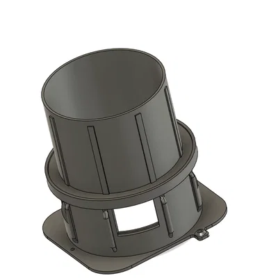 Bộ chuyển đổi ống xả 100mm cho Bambu Lab P1S, X1C