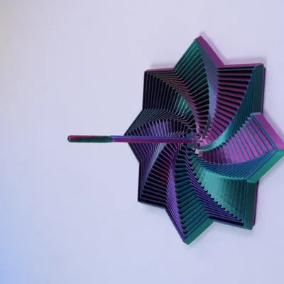Đồ chơi Fidget hình ngôi sao 3D xoắn ốc độc đáo
