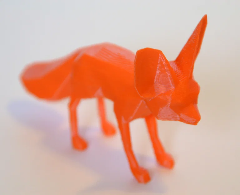 Fennec Fox (Cáo Fennec) Low Poly - Mẫu STL In 3D - Image 1
