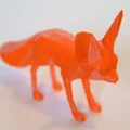 Fennec Fox (Cáo Fennec) Low Poly - Mẫu STL In 3D - Thumbnail 1