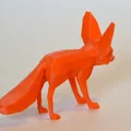 Fennec Fox (Cáo Fennec) Low Poly - Mẫu STL In 3D - Thumbnail 2