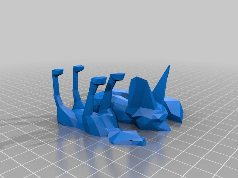 Fennec Fox (Cáo Fennec) Low Poly - Mẫu STL In 3D - Image 3