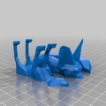 Fennec Fox (Cáo Fennec) Low Poly - Mẫu STL In 3D - Thumbnail 3