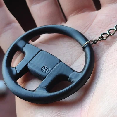 Móc khóa mô hình vô lăng Volkswagen Golf MK2 GTI in 3D