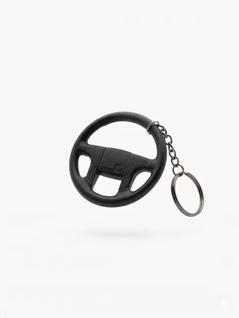 Móc khóa mô hình vô lăng Volkswagen Golf MK2 GTI in 3D - Image 3