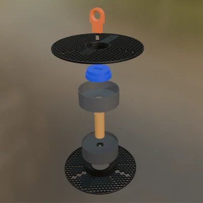 Máng ăn cho chim từ cuộn Prusament (Prusament Spool Bird Feeder)