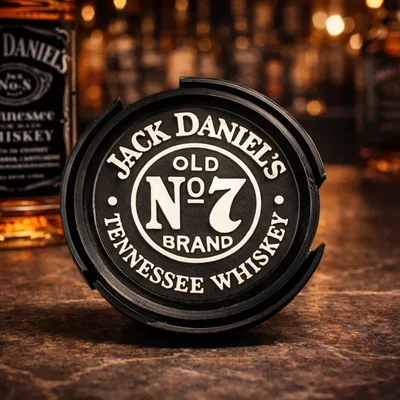 Lót ly Jack Daniel's - Phụ kiện trang trí 3D in ấn tượng tại nhà