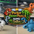 Pocket Dinos Pack #1 – CARTOON EDITION (noAMS) | Bộ khủng long chibi bỏ túi - Thumbnail 1