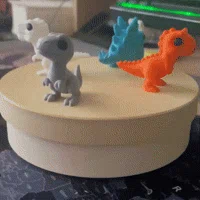 Pocket Dinos Pack #1 – CARTOON EDITION (noAMS) | Bộ khủng long chibi bỏ túi