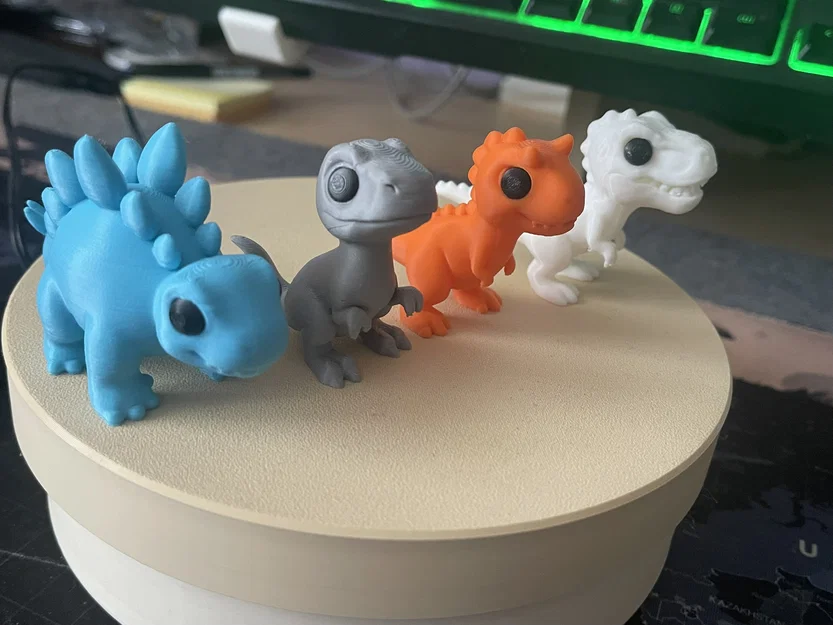 Pocket Dinos Pack #1 – CARTOON EDITION (noAMS) | Bộ khủng long chibi bỏ túi - Image 3