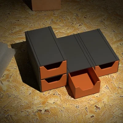 Ngăn Kéo Module Cho Workbench – Hệ Trượt Dovetail (In 3D)