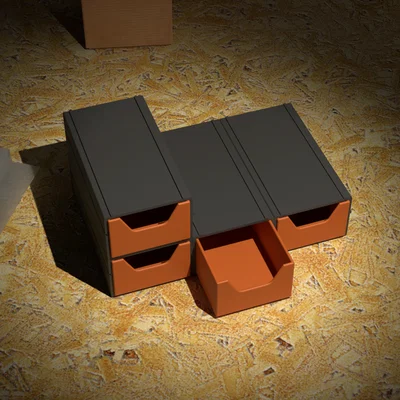 Ngăn Kéo Module Cho Workbench – Hệ Trượt Dovetail (In 3D)