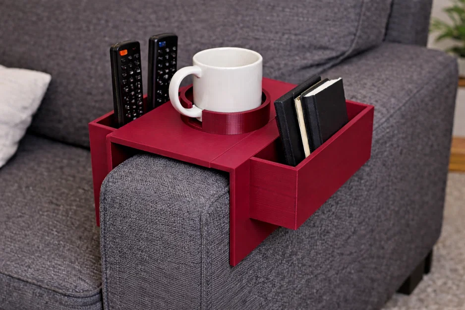 Khay Đựng Đồ Đa Năng Cho Tay Vịn Ghế Sofa - Mẫu In 3D Tiện Lợi - Image 1