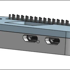 Vỏ case Raspberry Pi Zero 2W lắp ráp không cần ốc vít