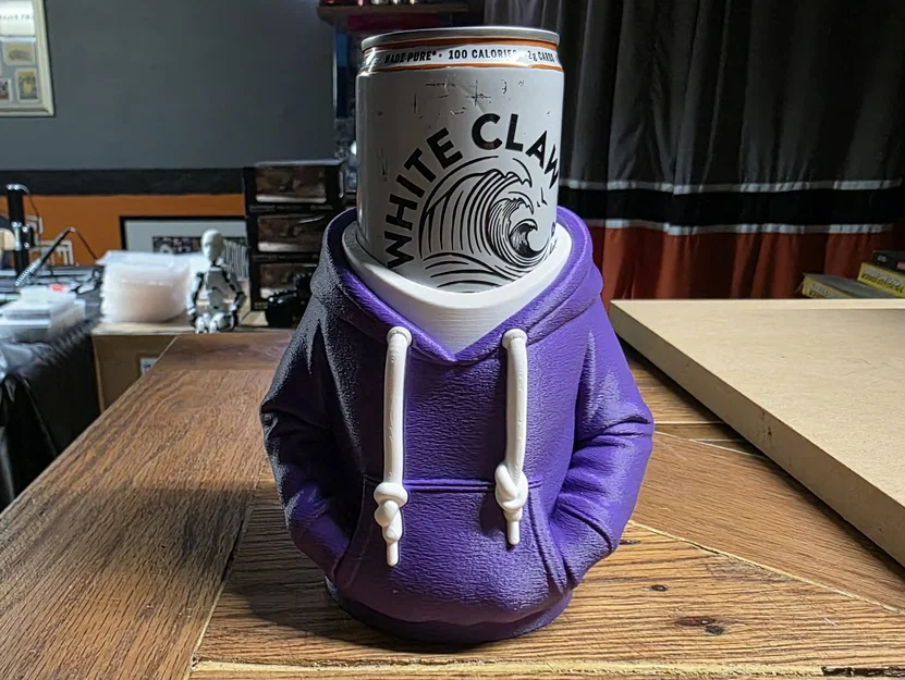 Đế giữ lon nước phong cách áo Hoodie (kèm Insert cho lon Slim) - Image 1