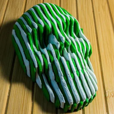 Mô hình đồ chơi giải trí Quantum Skull in 3D độc đáo