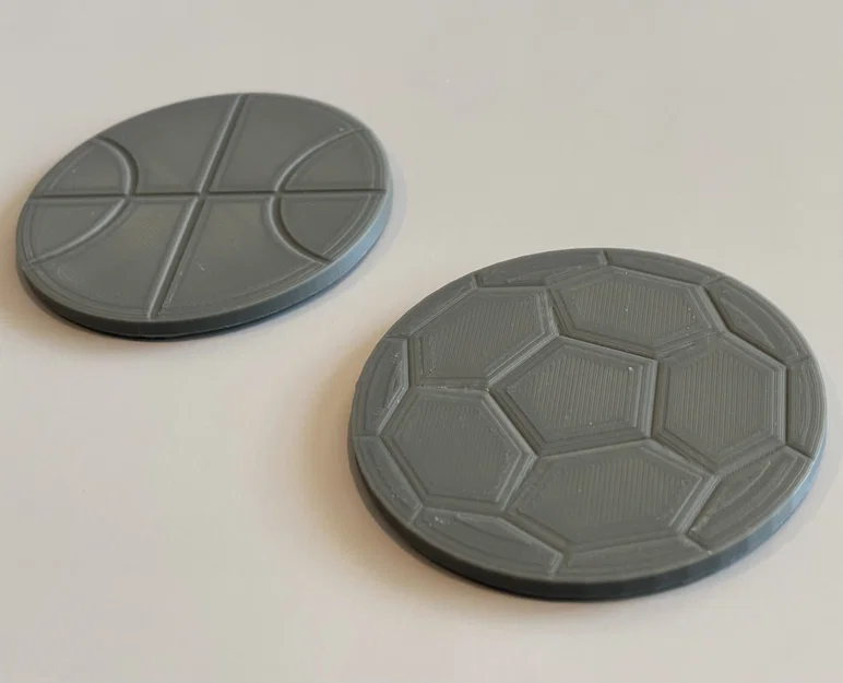 Bộ lót ly bóng thể thao: Soccer Baseball Basketball Tennis Golf Cricket Volleyball - Image 4