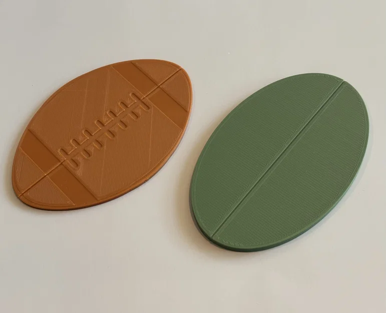 Lót Ly/Lót Dĩa Bóng Bầu Dục Mỹ & Rugby - Image 1