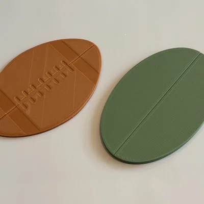 Lót Ly/Lót Dĩa Bóng Bầu Dục Mỹ & Rugby