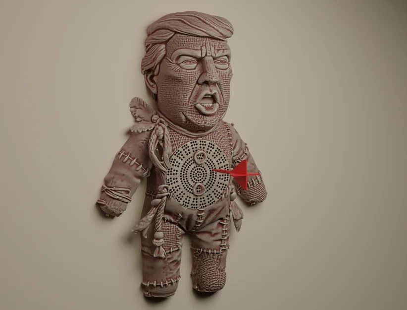 Mô hình Voodoo Darts - Búp bê bia phi tiêu trang trí độc đáo 3D - Image 1