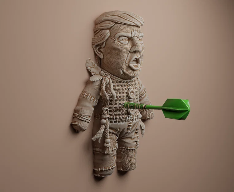 Mô hình Voodoo Darts - Búp bê bia phi tiêu trang trí độc đáo 3D - Image 2