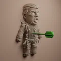 Mô hình Voodoo Darts - Búp bê bia phi tiêu trang trí độc đáo 3D - Thumbnail 2