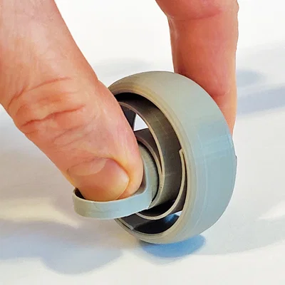 Uni-wheel – Finger Board 1 Bánh, Suspension Compliant, Fidget Toy – Size & Design mới
