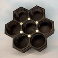 Hộp đựng xúc xắc 7 ngăn, nắp nam châm cho tabletop & Dungeons & Dragons - Thumbnail 3