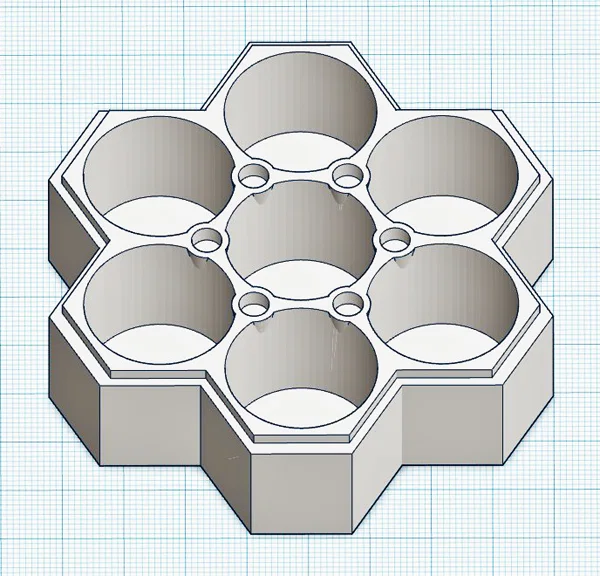 Hộp đựng xúc xắc 7 ngăn, nắp nam châm cho tabletop & Dungeons & Dragons - Image 4