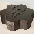 Hộp đựng xúc xắc 7 ngăn, nắp nam châm cho tabletop & Dungeons & Dragons - Thumbnail 5
