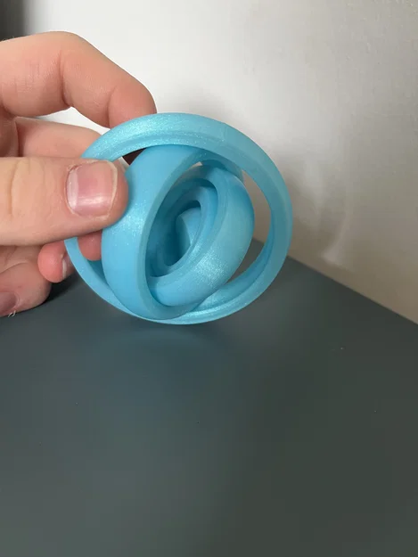 Gyro Fidget Toy – Print-in-Place (Đồ chơi xoay Gyro in liền khối) - Image 2